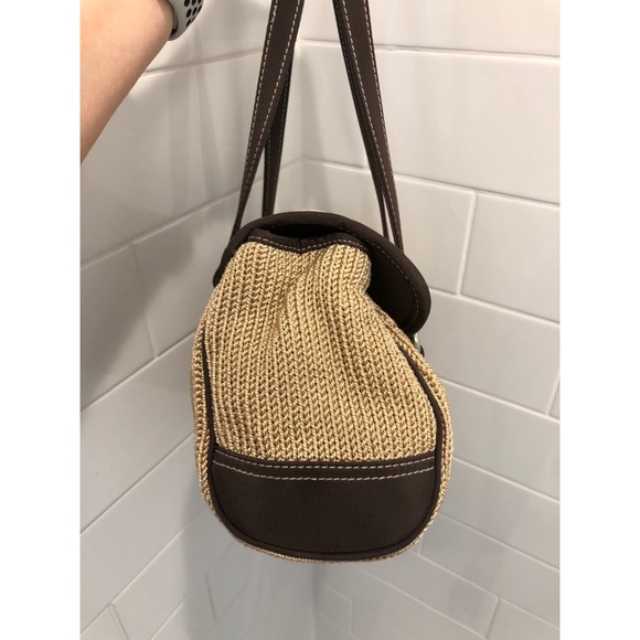 The Sak Tan and Brown Crochet Satchel GUC - Picture 5 of 8